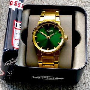 Nixon Gold + GreenSunray Men’s Watch